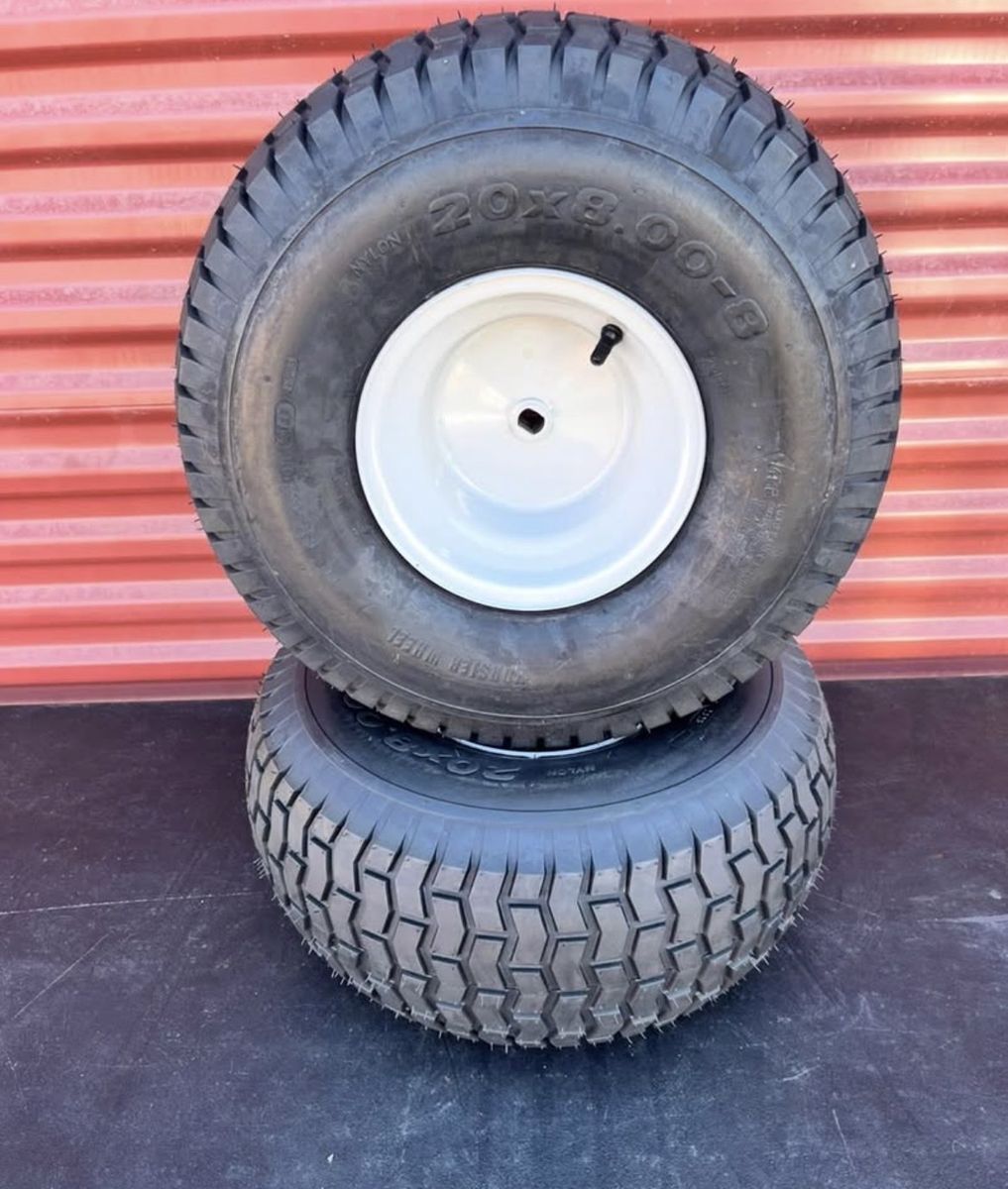 New 20X8.00-8 Rear Lawn Tractor Drive Tires
