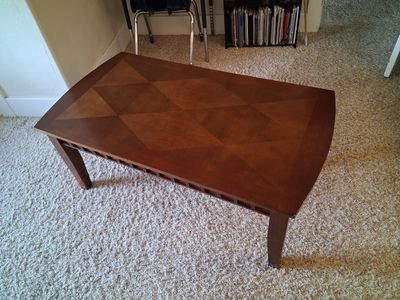 4ft Hardwood coffee table
