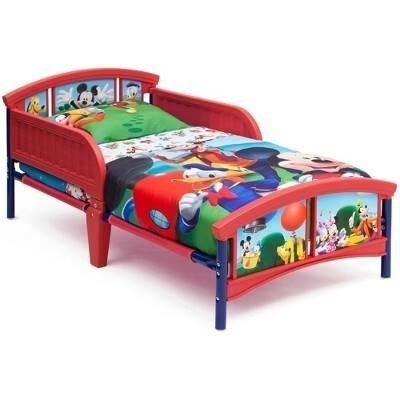Delta Children Plastic Toddler Bed, Disney Mickey Mouse