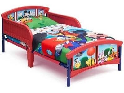 Delta Children Plastic Toddler Bed, Disney Mickey Mouse