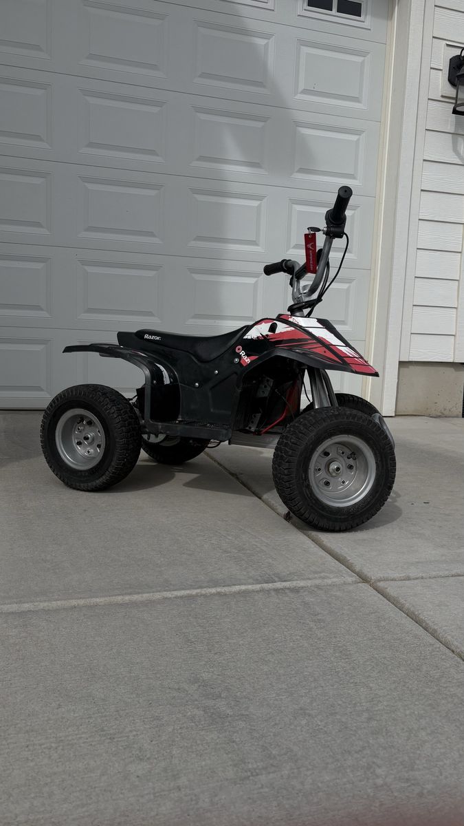 Upgraded Razor Dirt Quad 500 Electric Four-Wheeler ATV - Kids' Ride-On Toy