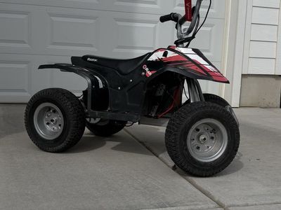 Upgraded Razor Dirt Quad 500 Electric Four-Wheeler ATV - Kids' Ride-On Toy