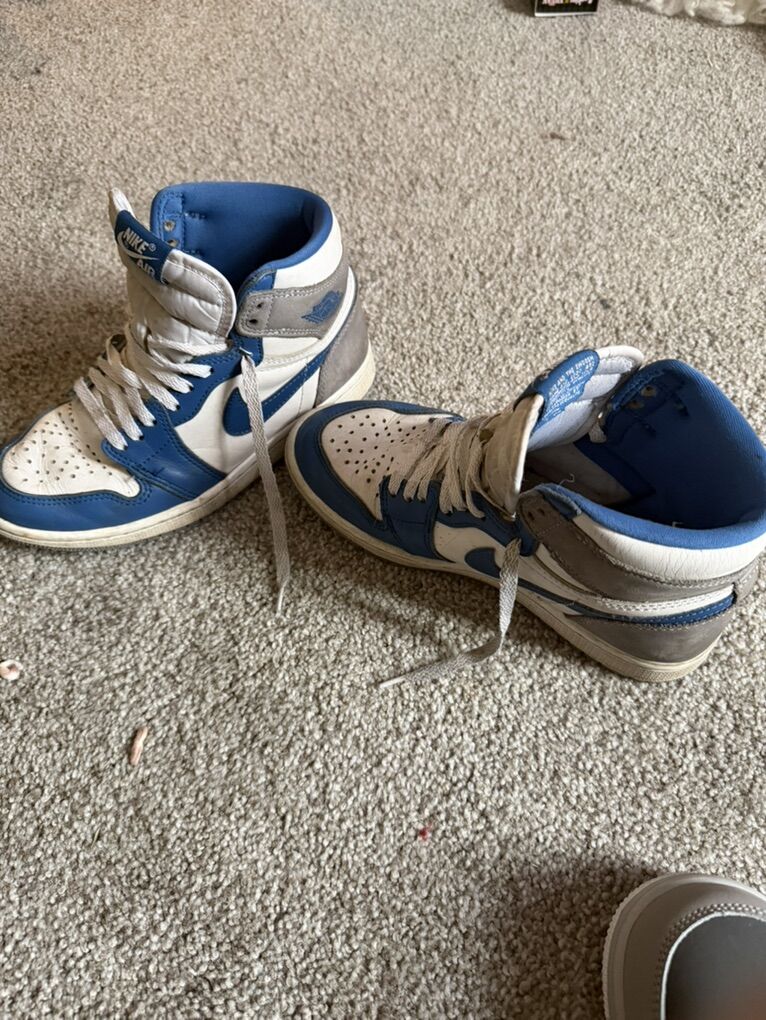 Used Blue Air Jordans