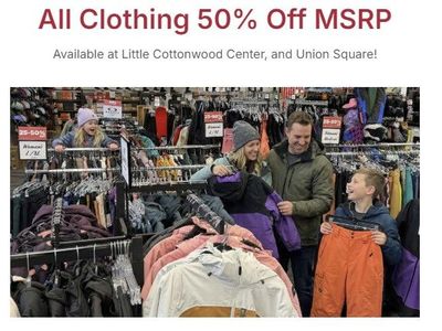 🧥 All Clothing 50% OFF MSRP