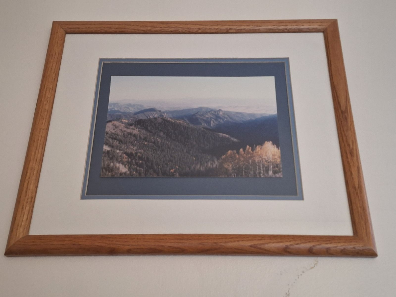 Blue Mountains framed photograph