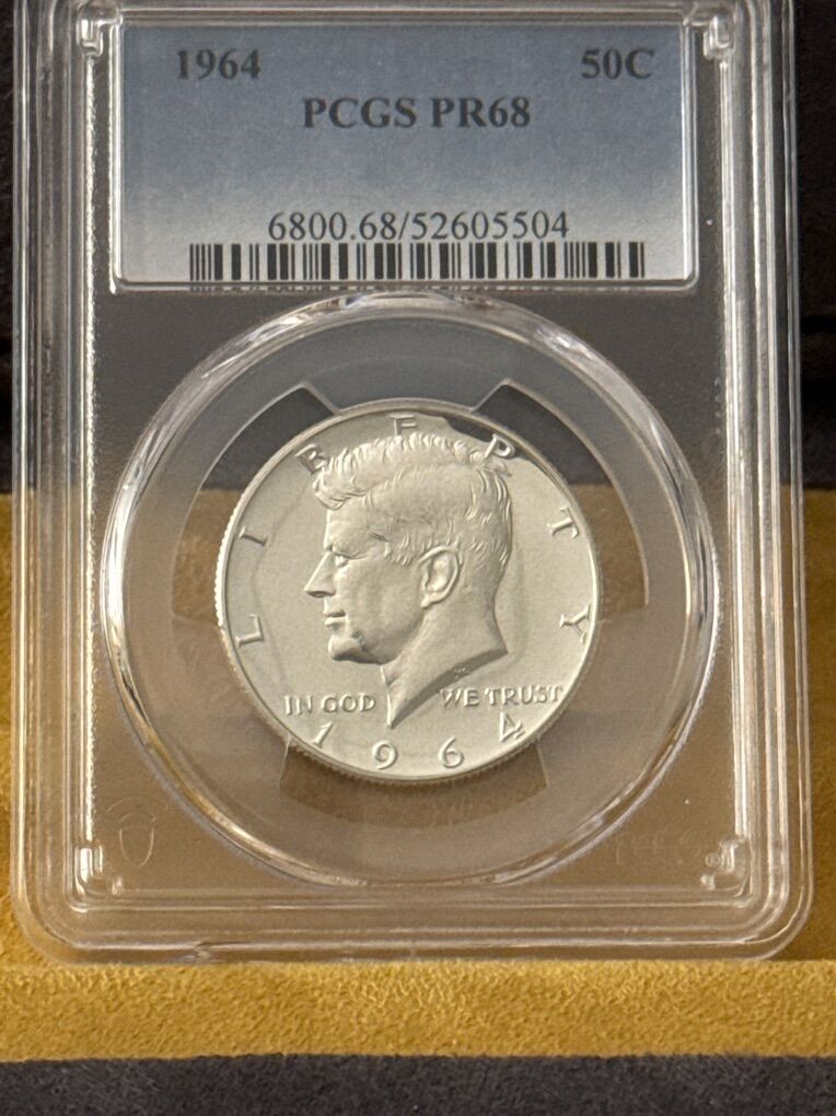 1964 PCGS PR68 Half Dollar