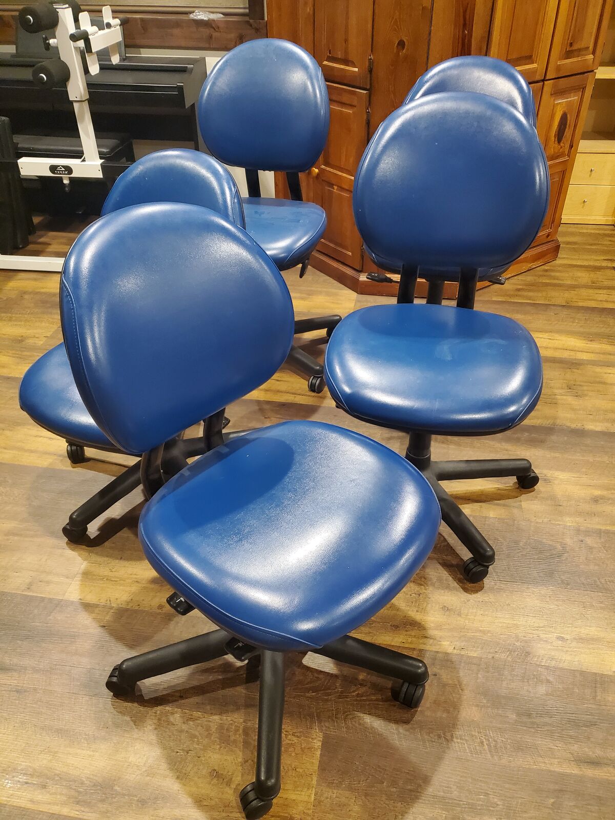 Steelcase vinyl work stools/chairs