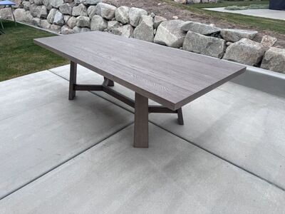 Four Hands Munich Table With Finish Damamge