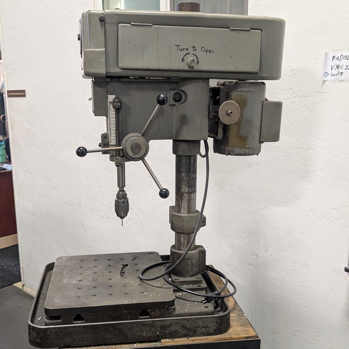 Drill Press Machine Shop Tooling Work Horse