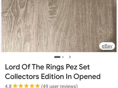 Lord of the Rings PEZ Collector's Series Set - Unopened Candy, Excellent Condition