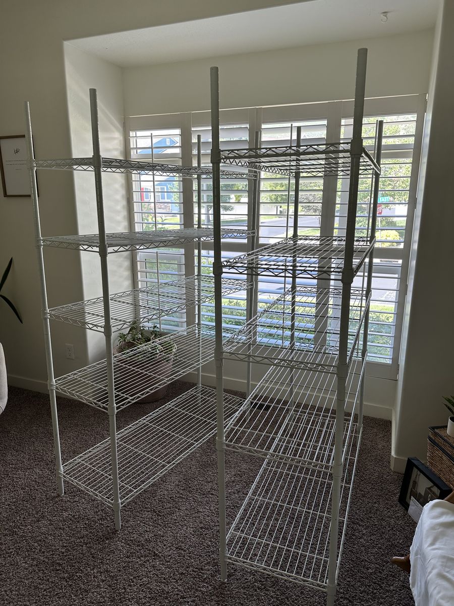 Decorative Metal Shelving System