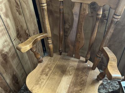 6 wooden kitchen Chairs