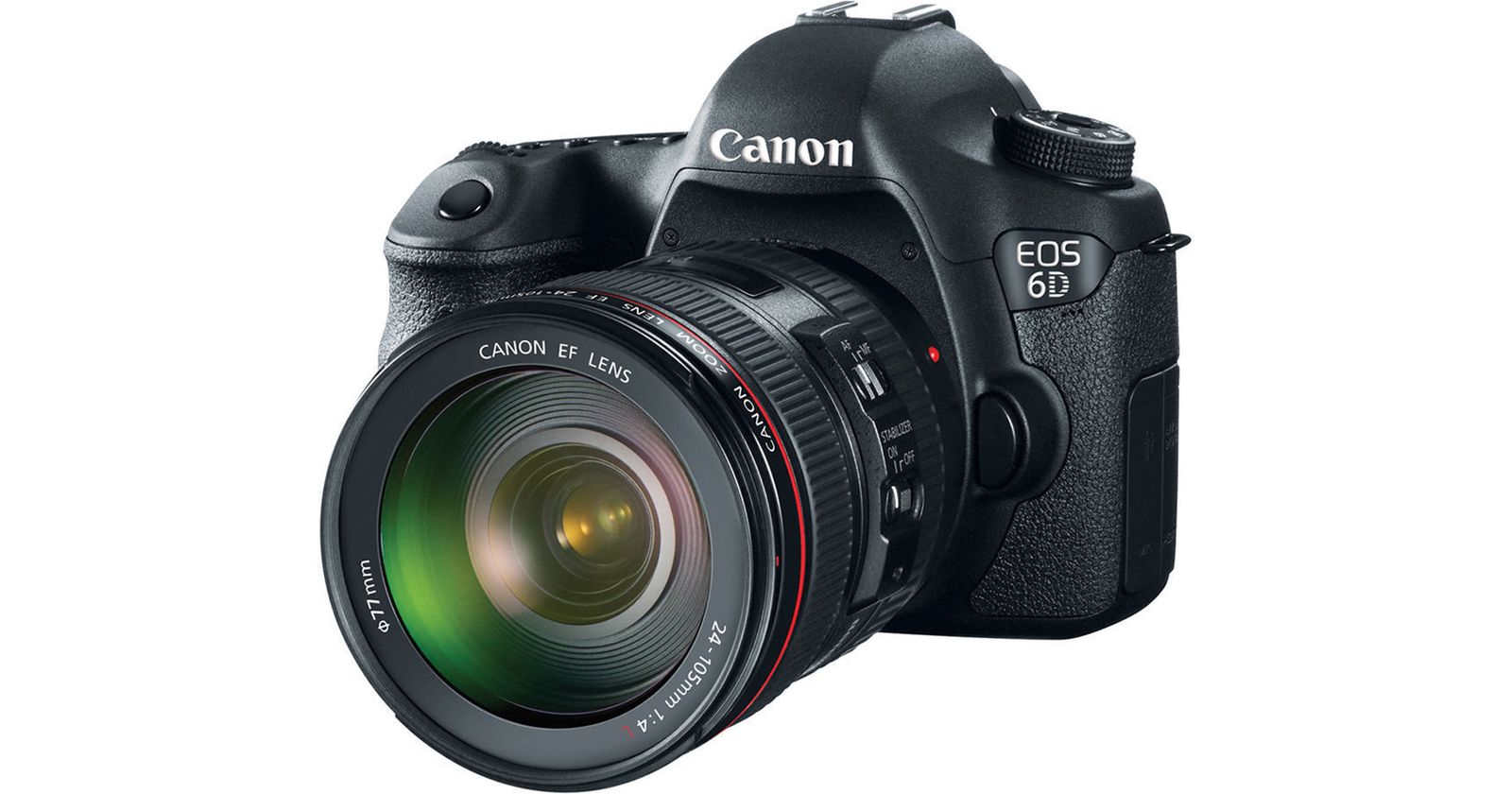 Canon EOS 6D DSLR with EF 24-105mm f/4 L IS USM Lens