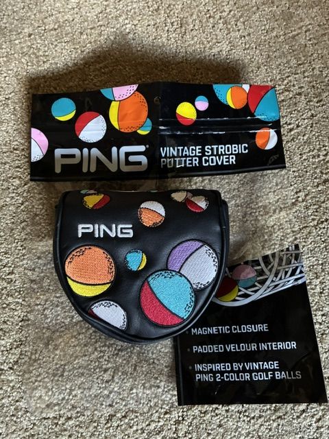 New Ping Vintate Strobic Putter Cover