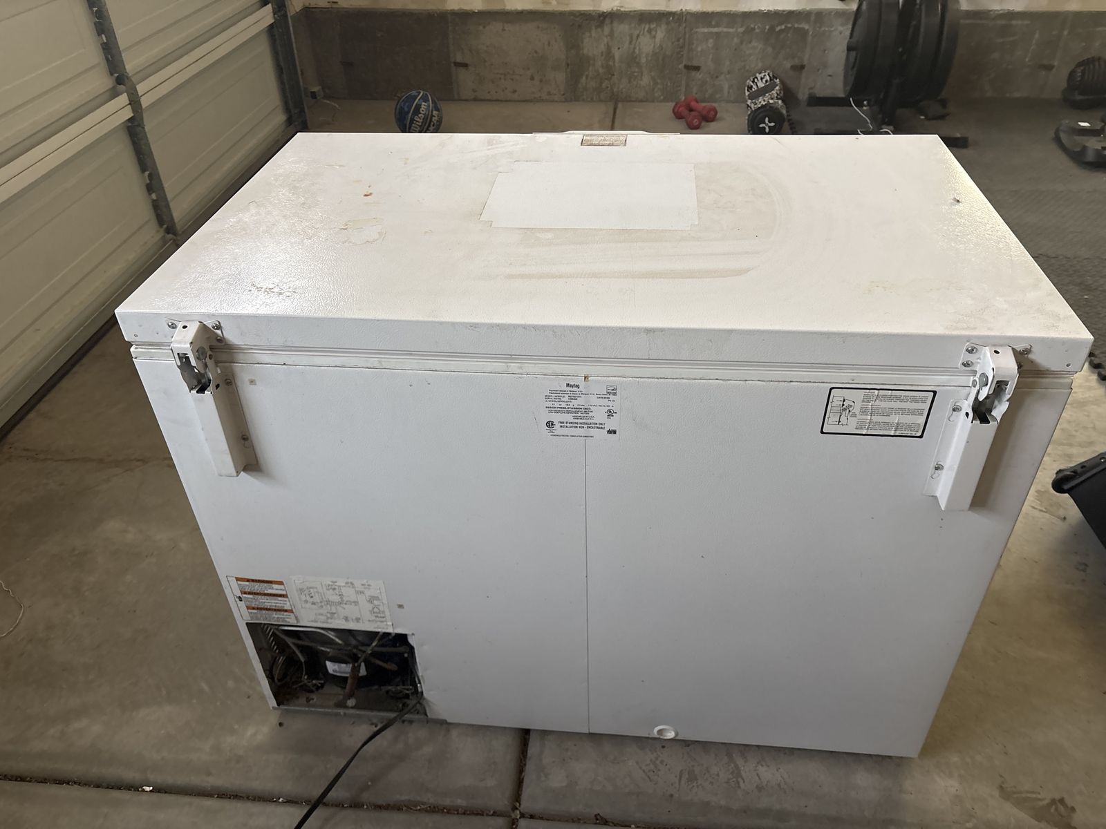 Maytag White Chest Freezer