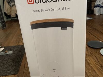 NEW Brabantia Cork Lid Laundry Bin Hamper