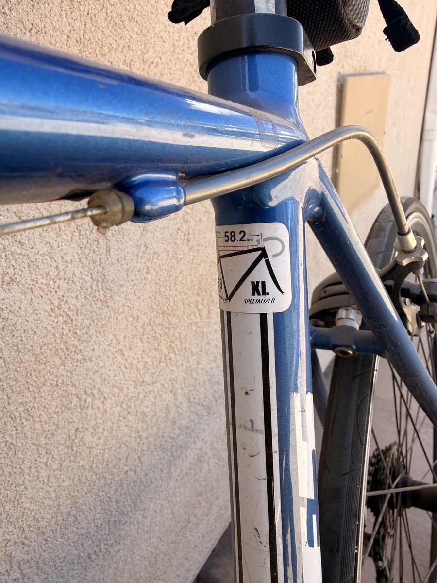 Specialized Road Bike XL 58.2cm Blue Used