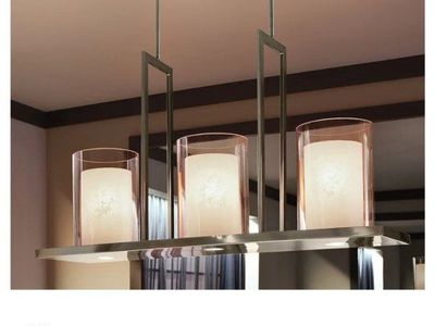 Kichler Triad 40" 6-Light Linear Chandelier in Classic Pewter