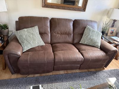 Couch and Loveseat - Reclining w/USB Plug-ins
