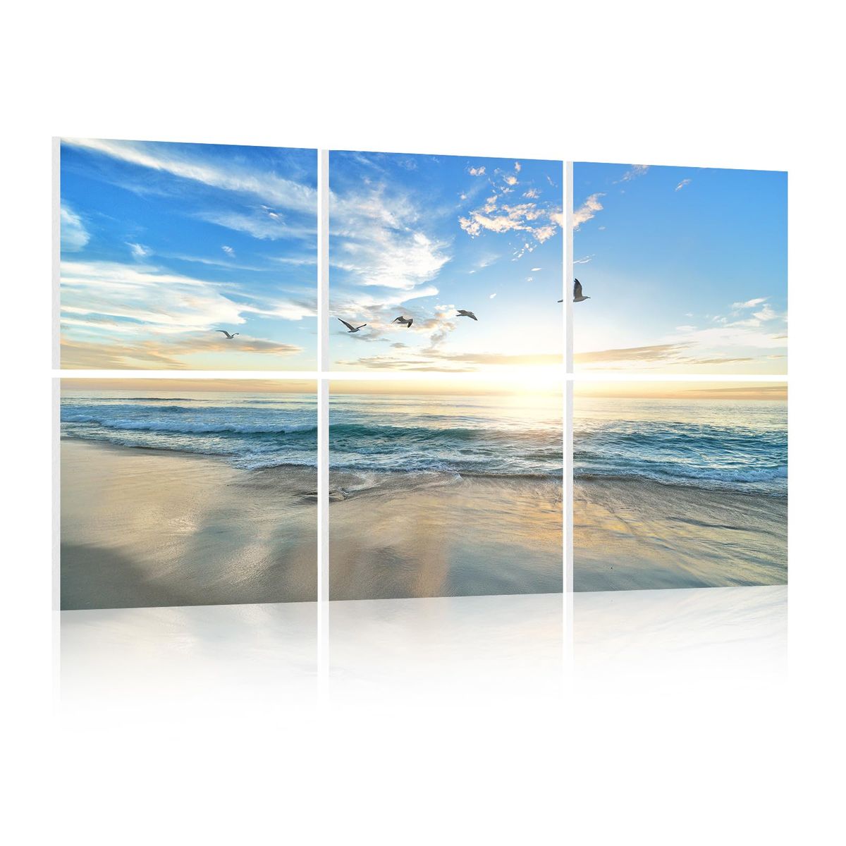 NEW Acoustic Wall Panels Sound Absorbing Panels: Beach Nature Landscape Wall Art Acoustic Panels