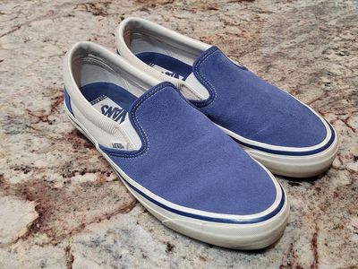 VANS Slip-On Reissue 98 Thalia Surf Blue Marshmallow Mens 10