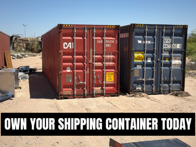 20' One Trip Shipping Container – Business & Contractor Use – Best Prices