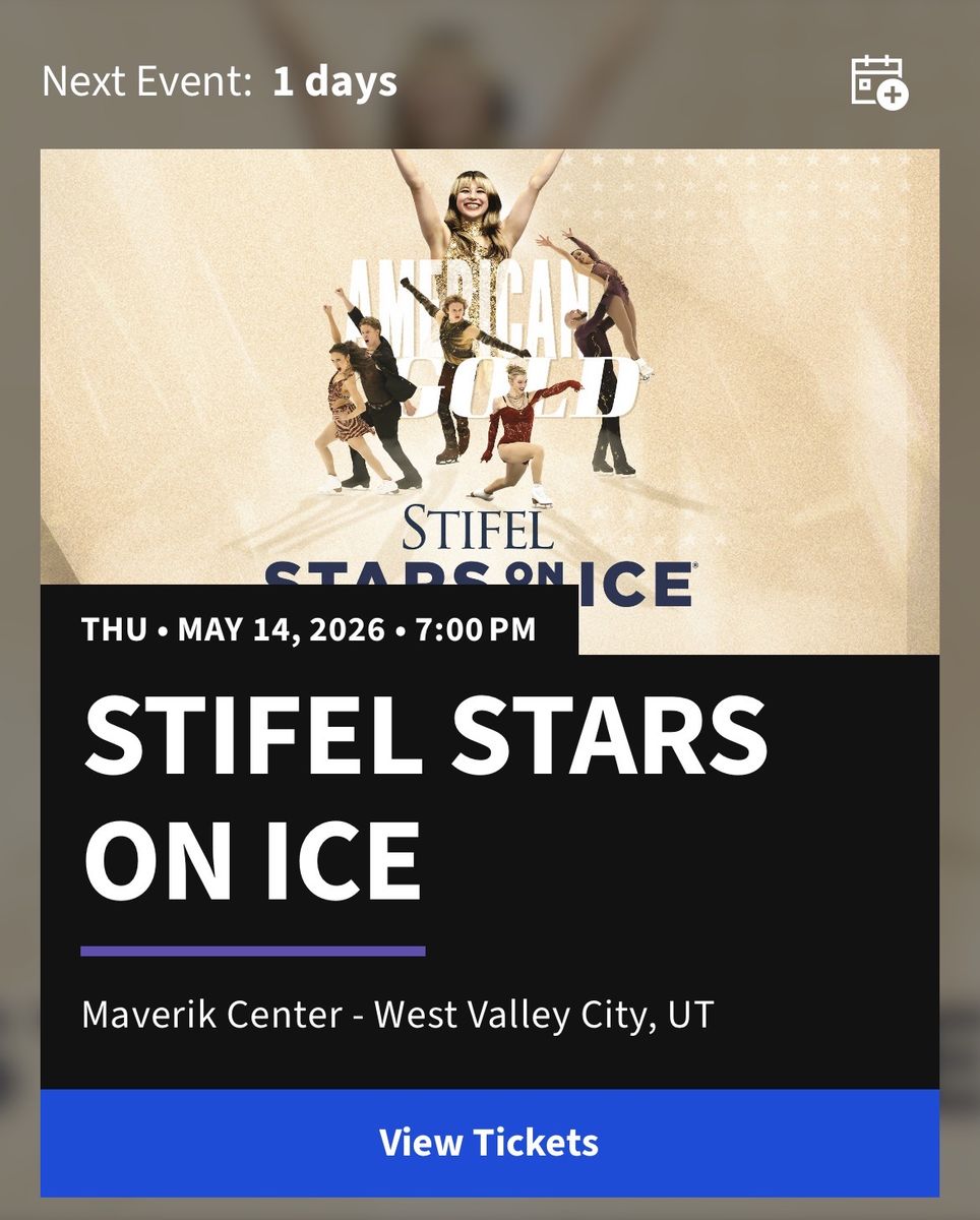 5 tickets to Stars on Ice