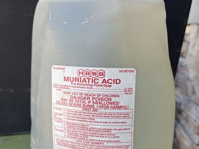 Muriatic Acid for pools and spas