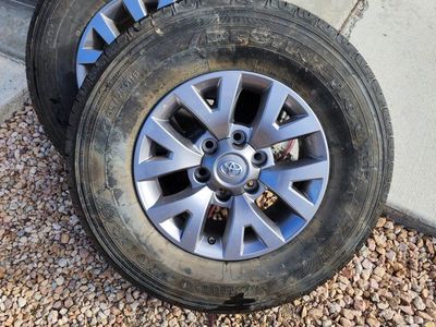 Firestone Destination 245/75R16 Tires on Toyota Tacoma Rims - Set of 2, Good Tread