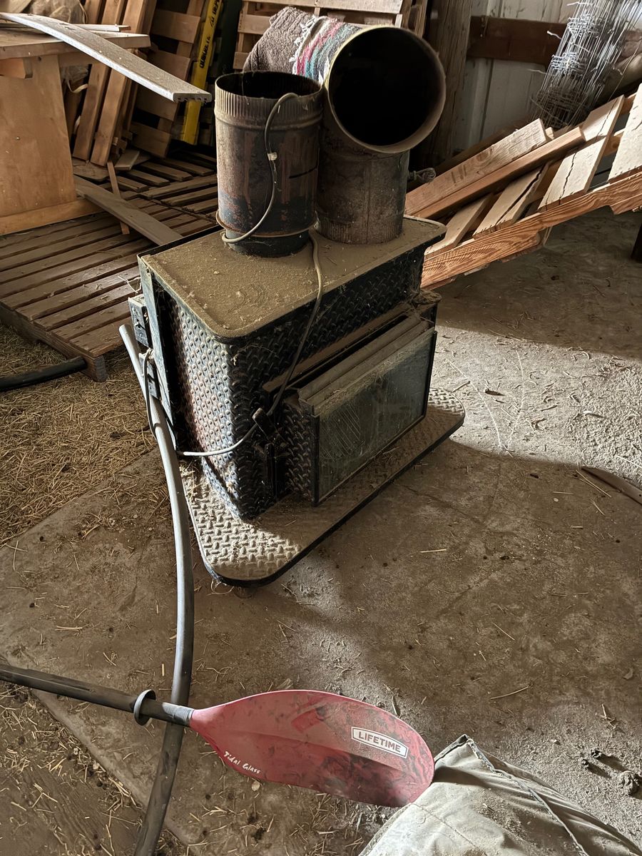 wood burning stove