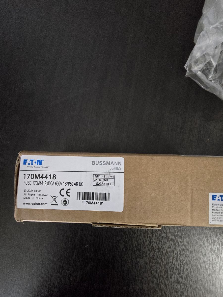 Eaton/Bussman fuses:  170M4418