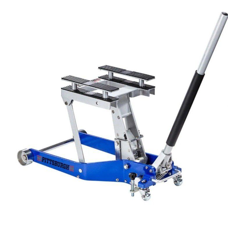 1500 lb capability motorcycle jack