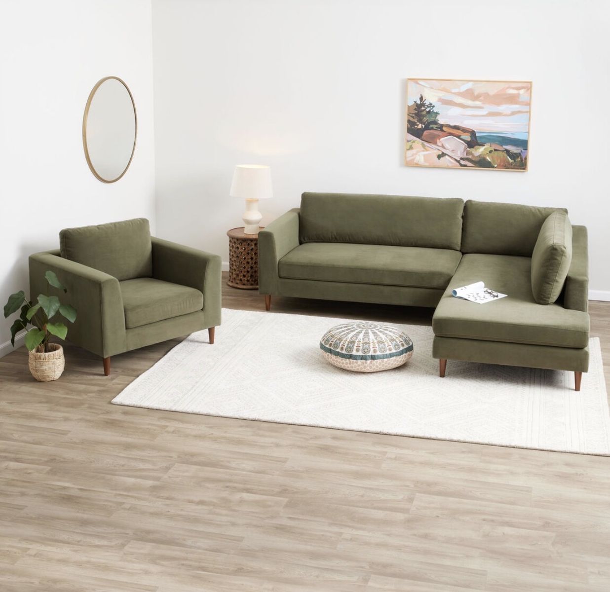 Camile Velvet Seating Collection