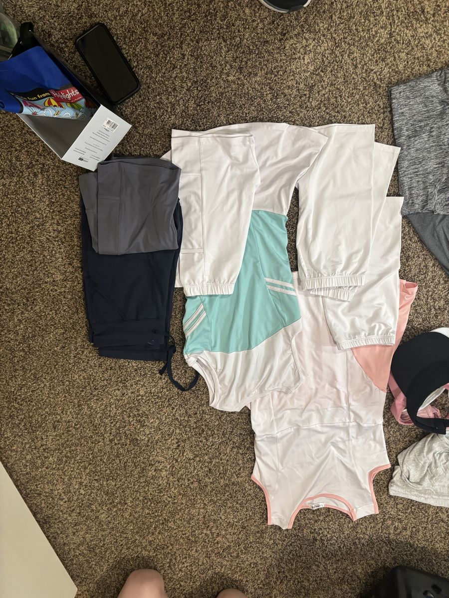 Amazon Basics & Puma Women's Athletic Wear Lot - Tops, Pants, Shorts, Mixed XS & Colors