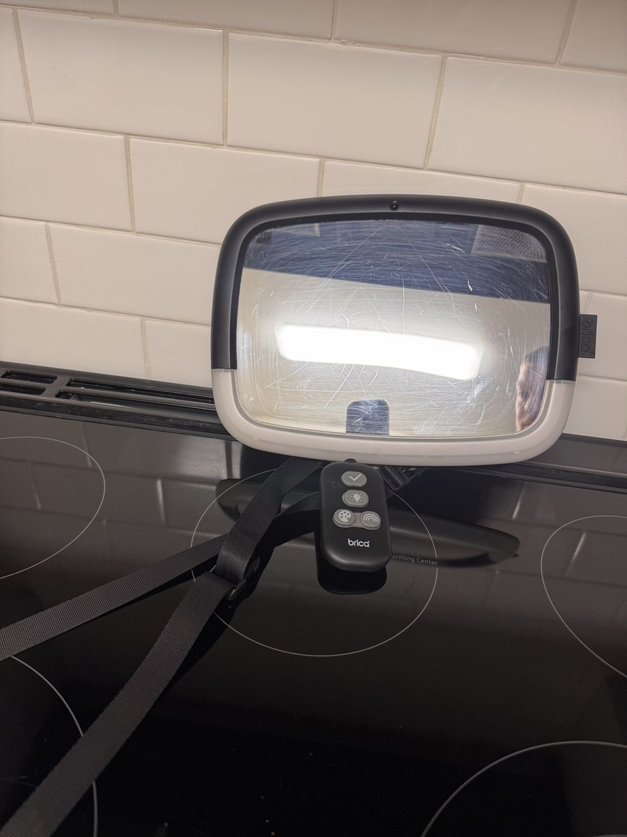 Brica Day & Night Car Backseat Mirror with Remote Control for Baby