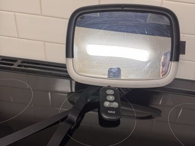 Brica Day & Night Car Backseat Mirror with Remote Control for Baby
