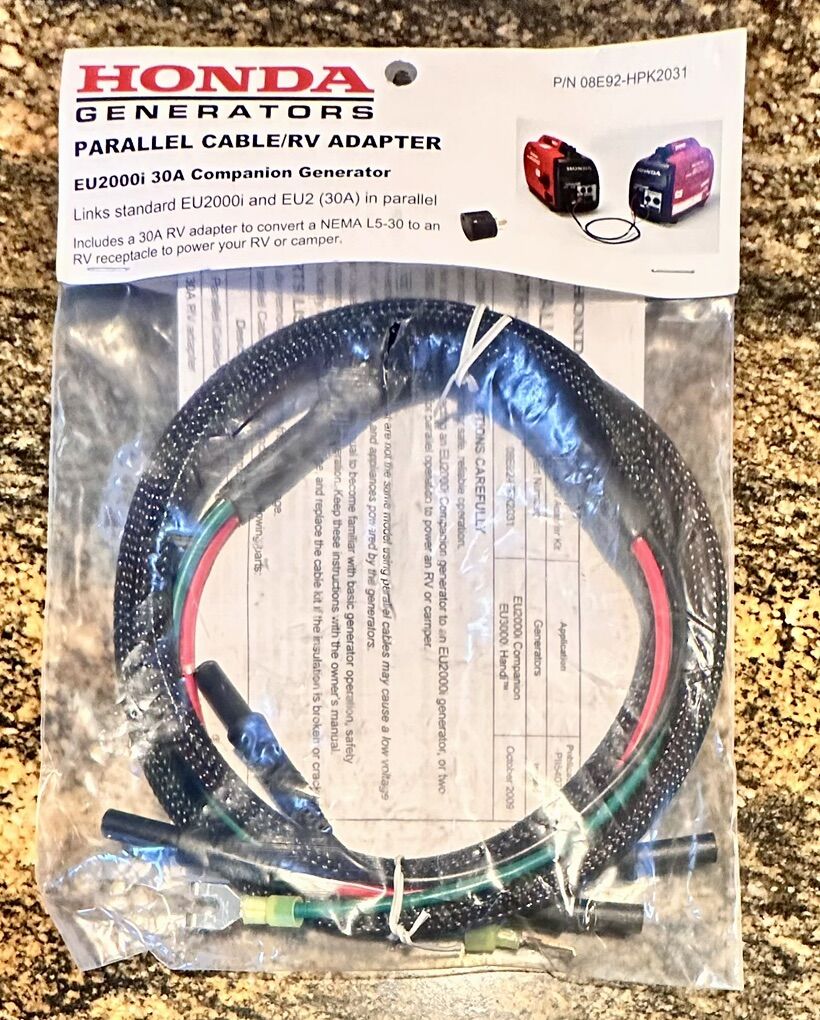 Honda Generator Companion, Cable Adapter