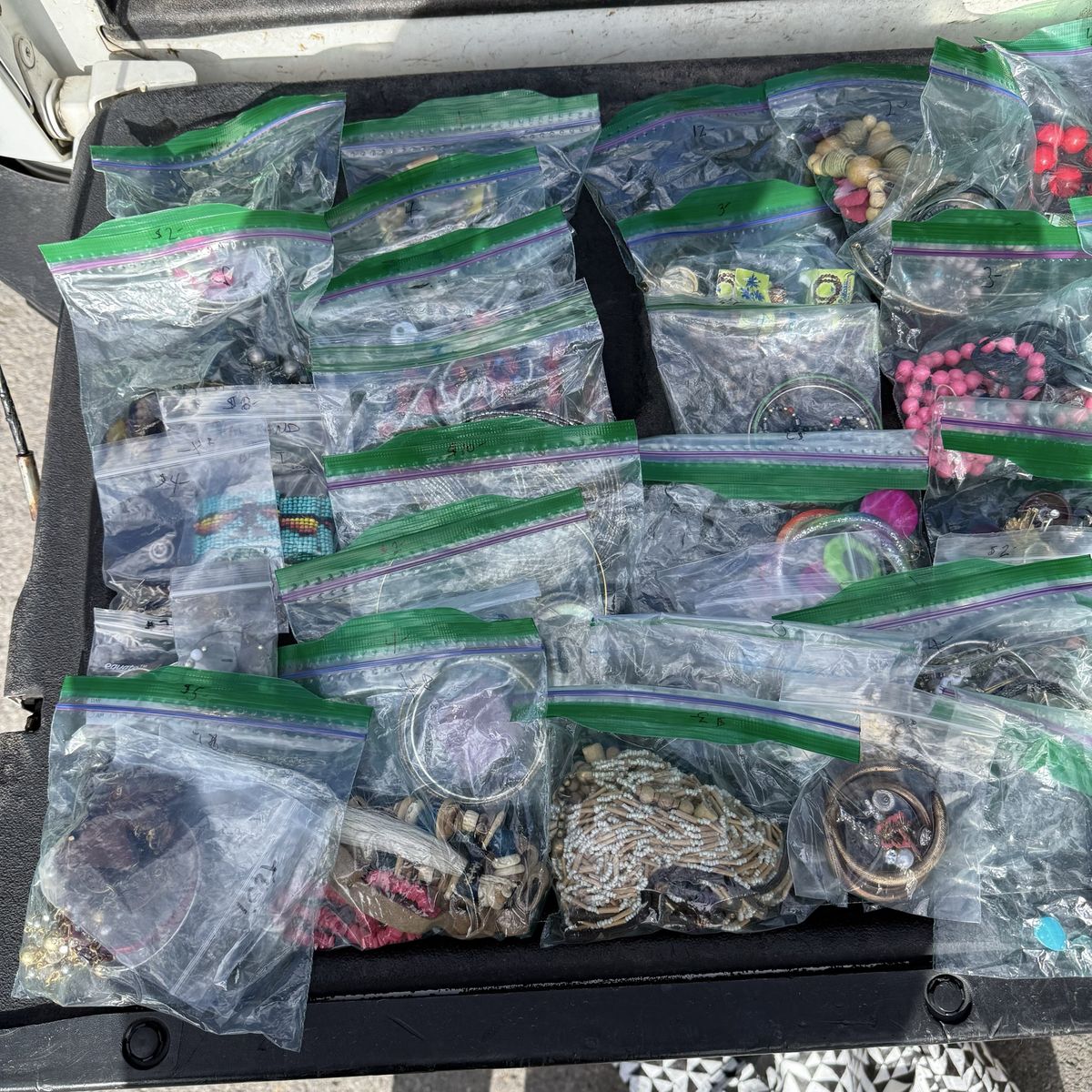 Large Random Costume Jewelry, Some Vintage