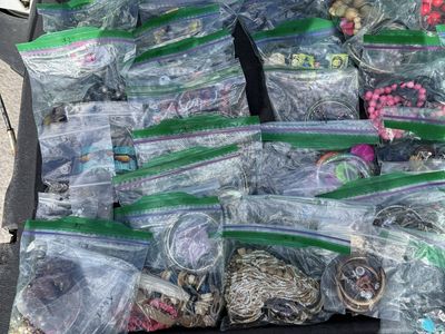 Large Random Costume Jewelry, Some Vintage