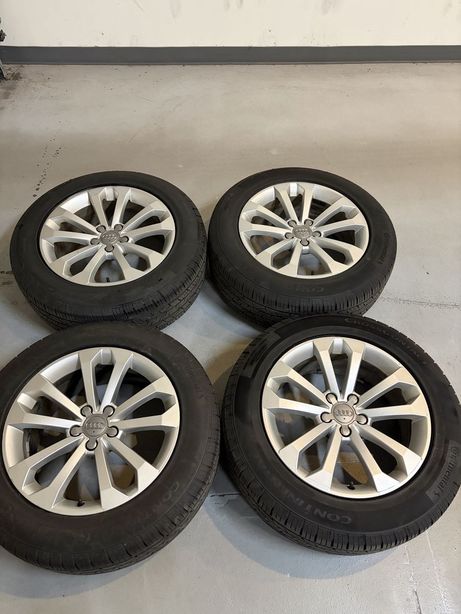 OEM AUDI Q5 wheels and continental tires 235/60/18