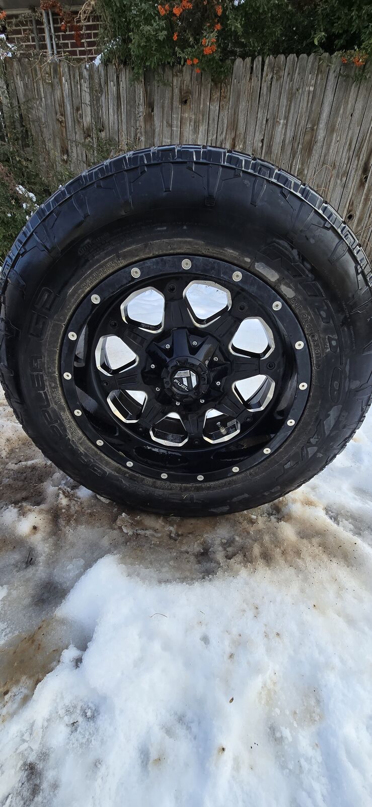 Fuel 18" Wheels/Rims with Nitto Terra Grappler Tires