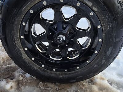 Fuel 18" Wheels/Rims with Nitto Terra Grappler Tires