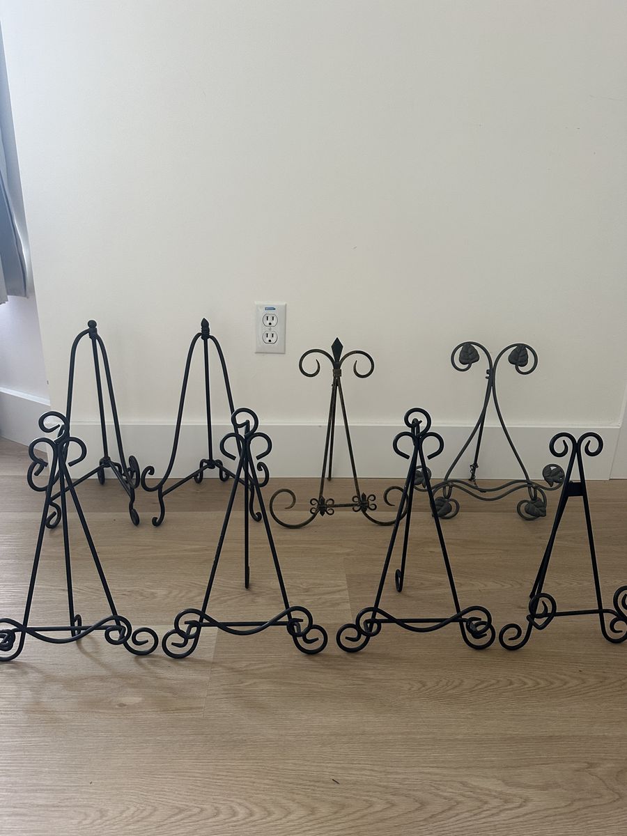 Decorative Metal Easel - Various Sizes & Styles