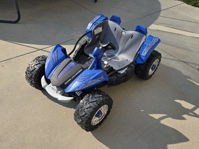 Power Wheels Dune Extreme 12V Battery Powered Ride On Toy Vehicle Blue