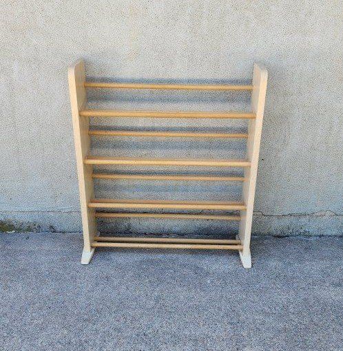 Wood Cd Shelf Rack Storage Holder