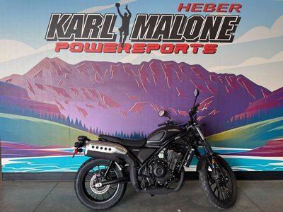 2025 Honda SCL500 Matte Black Metallic - H01051-C