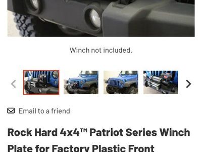 wrangler winch mount