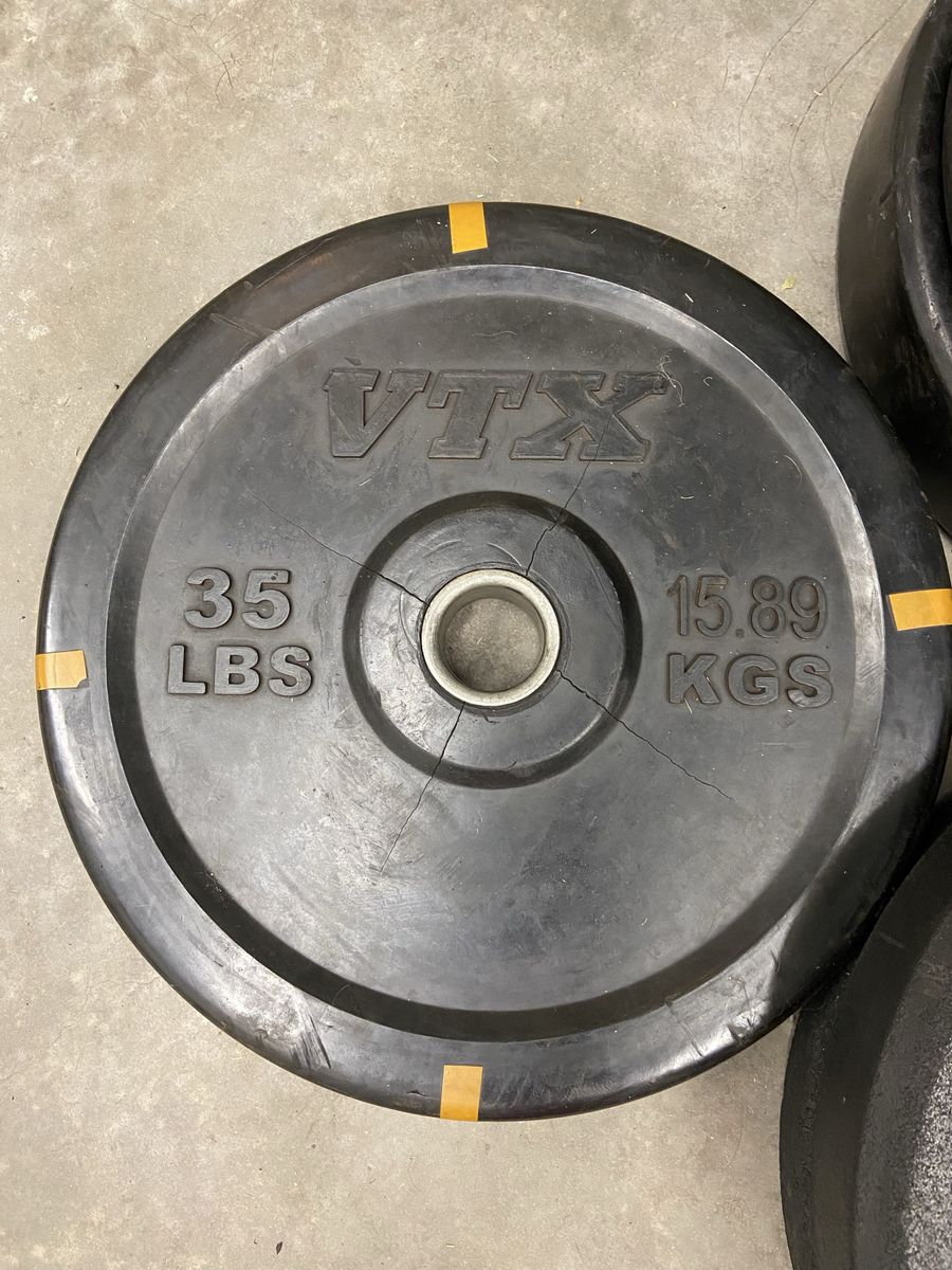 VTX bumper plate, 35 lb