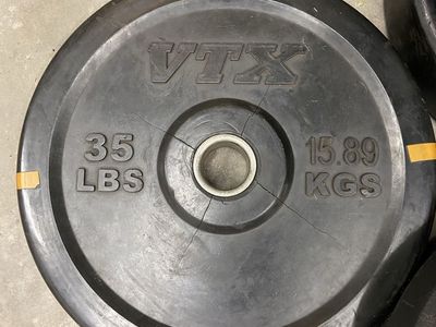 VTX bumper plate, 35 lb