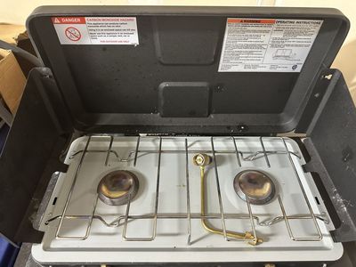 Portable propane camping stove